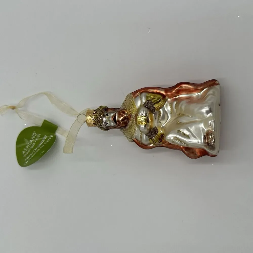 Wise Man Glass Ornament Ashland Christmas Holiday Nativity 3.75